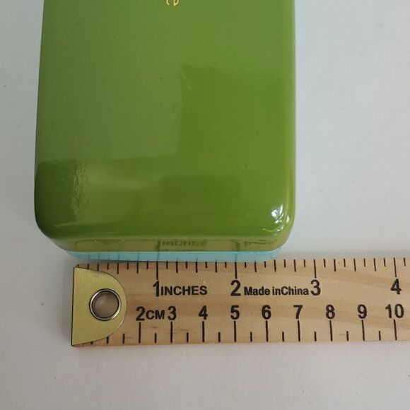 Kate Spade Blue and Green Hard Clamshell Eyeglass Case - Picture 12 of 12